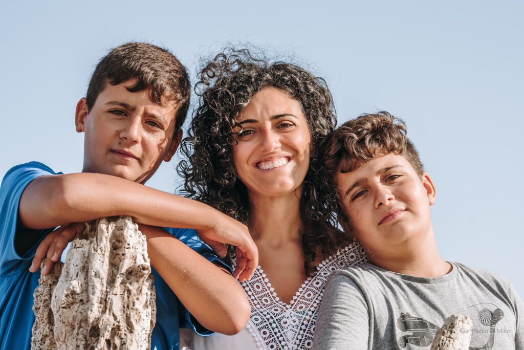 mamma divorziata con due figli
